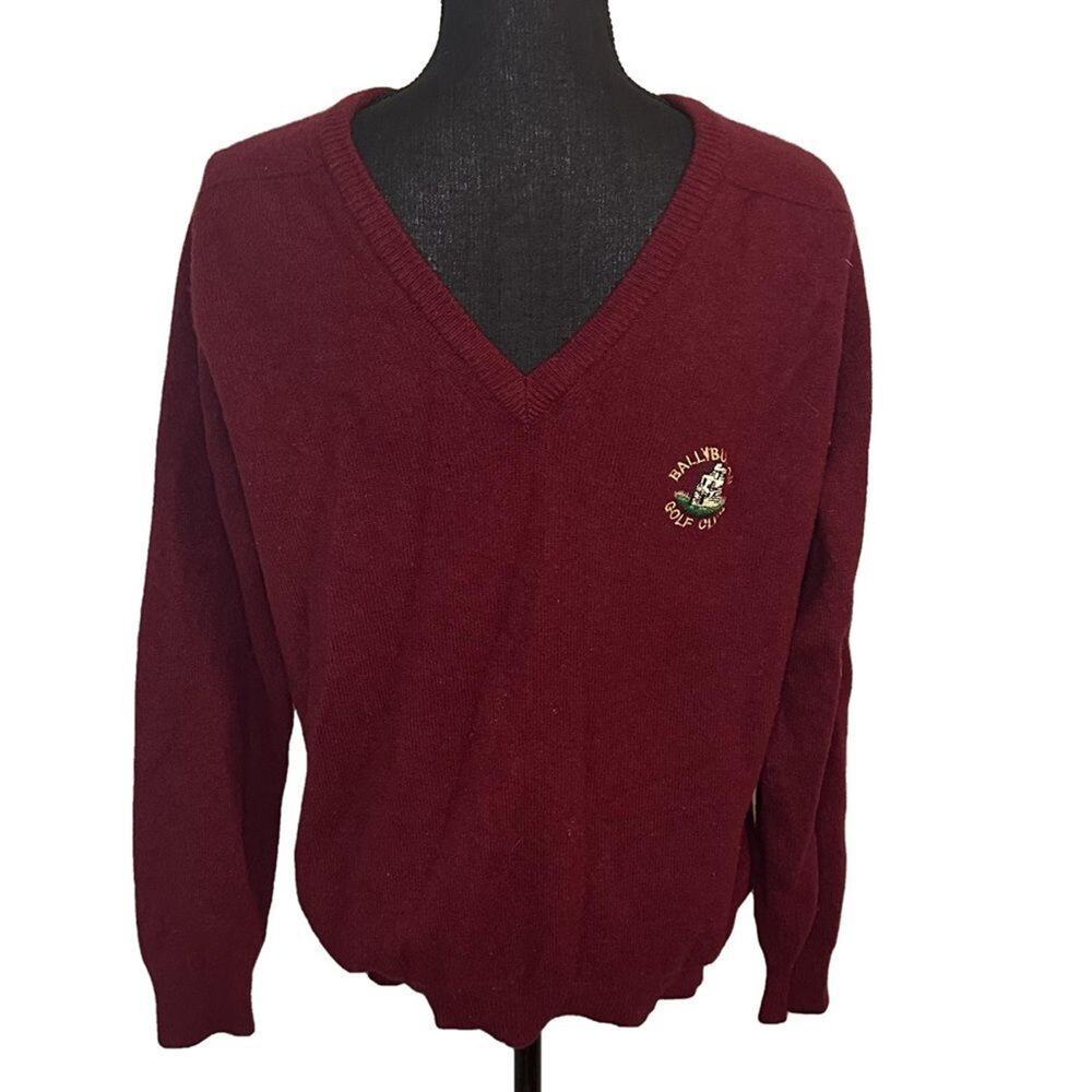 Glen Abbey Vintage Lambswool Sweater – Size XL